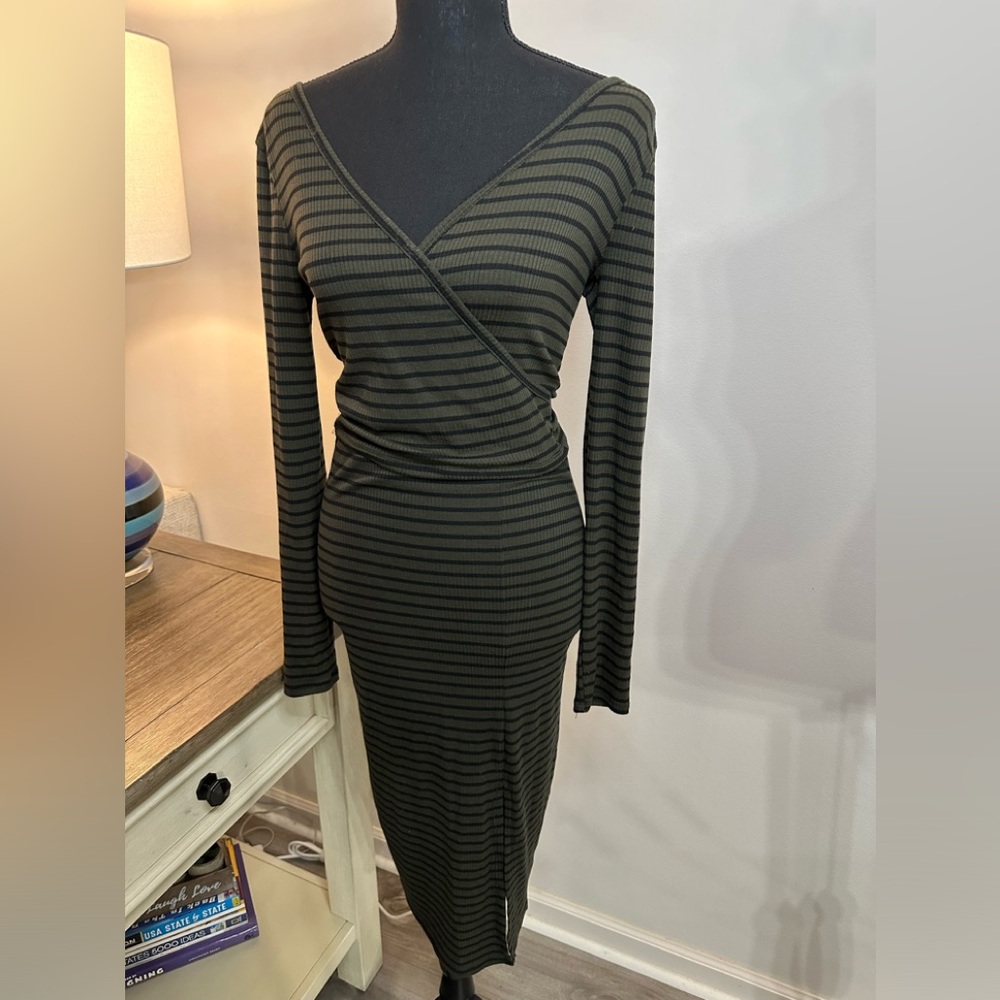 Socialite 2 Piece Wrap Look Top & Skirt - Size S